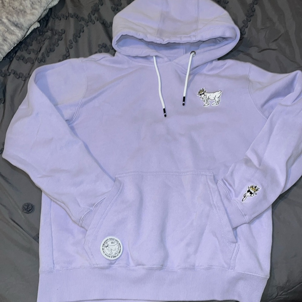 Light purple pastel pulled over hoodie
